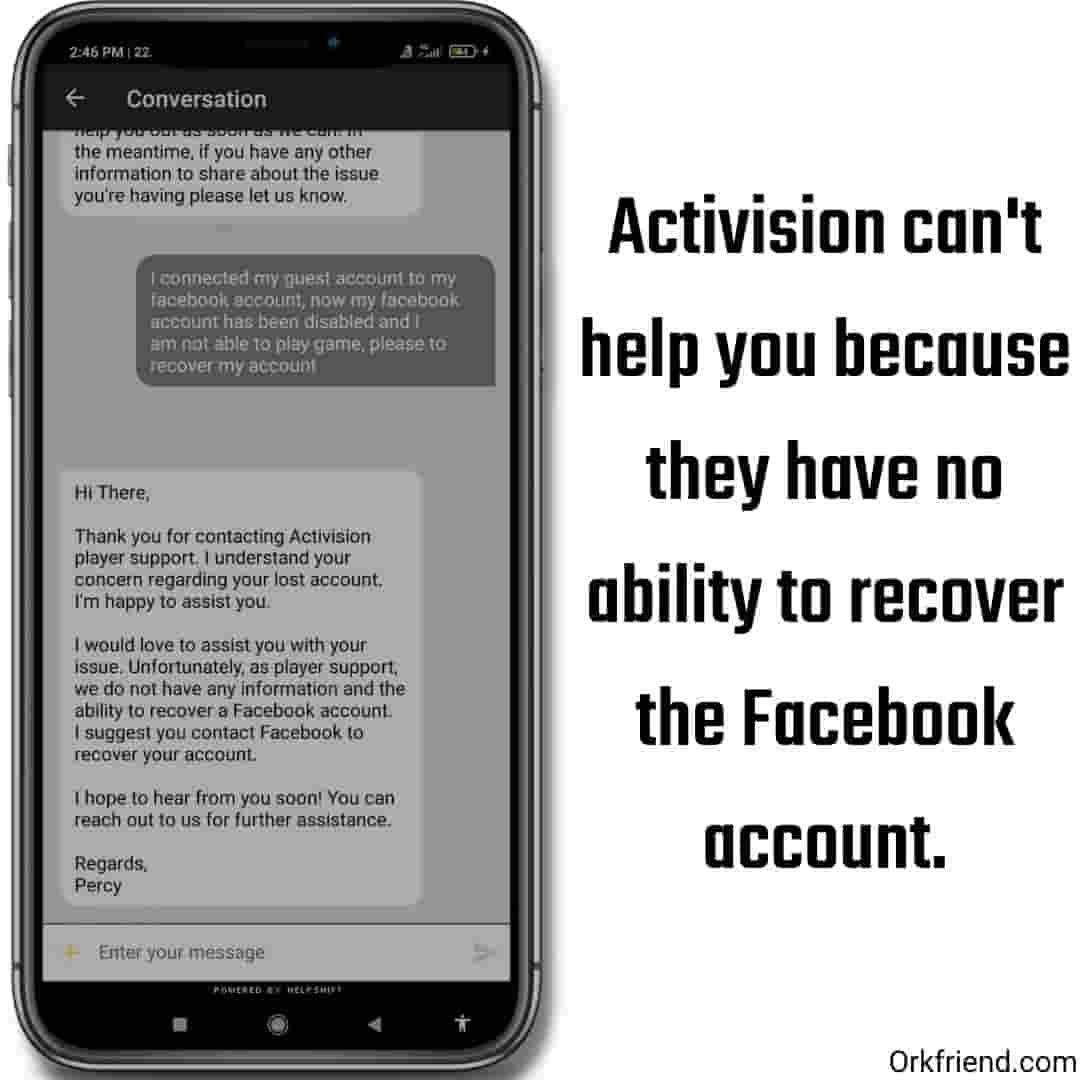 Call Of Duty Mobile Facebook Account Disable, Codm fb account lost, Activision fb account recovery cod mobile