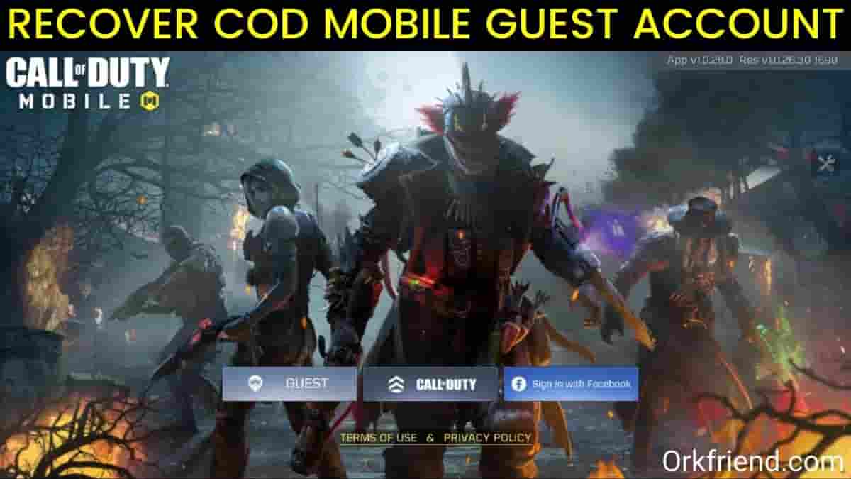 Call Of Duty Mobile Guest Account Recovery, Cod mobile guest account recovery, recover codm guest account, call of duty mobile guest account